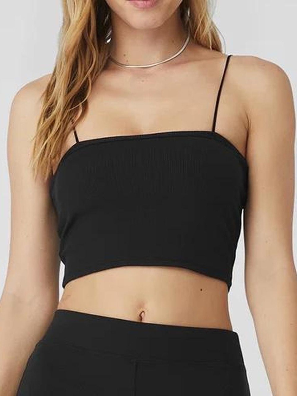 Alo Goddess Rib Bandeau camisole Size M